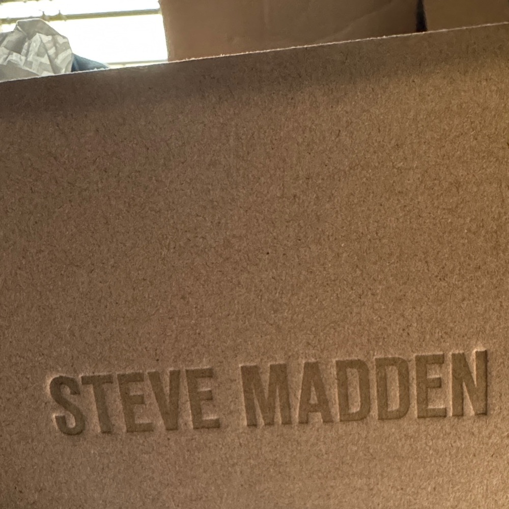 Steve Madden Black Studded Strappy Slide Sandals - Picture 6 of 6